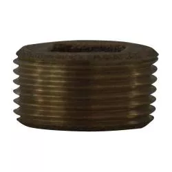 44634lf-square-drive-countersunk-plug-3-4-in-mpt-bronze 44634LF Square Drive Countersunk Plug, 3/4 in MPT, Bronze