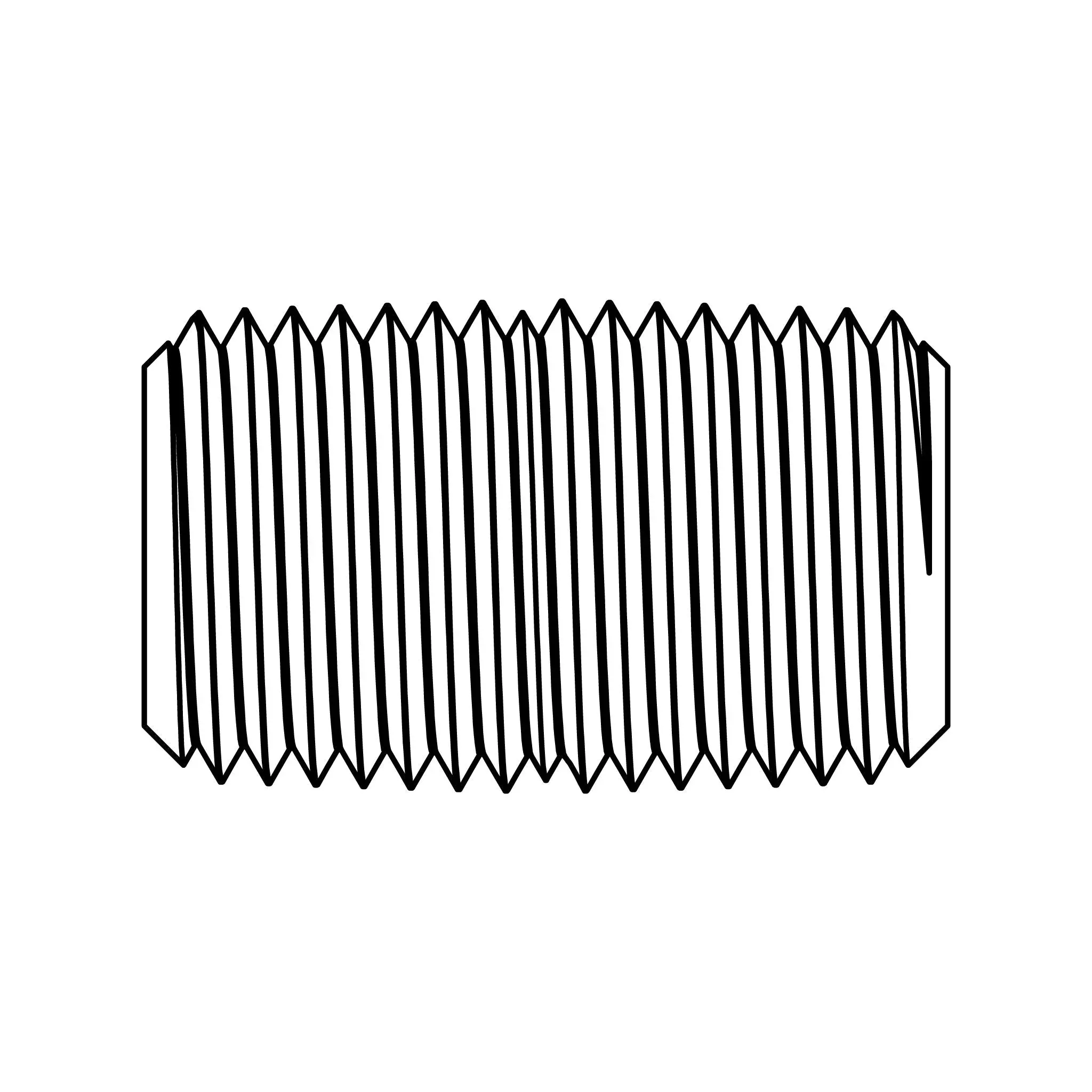 5400-cl-12-close-pipe-nipple-galvanized 5400-CL-12 Close Pipe Nipple GALVANIZED