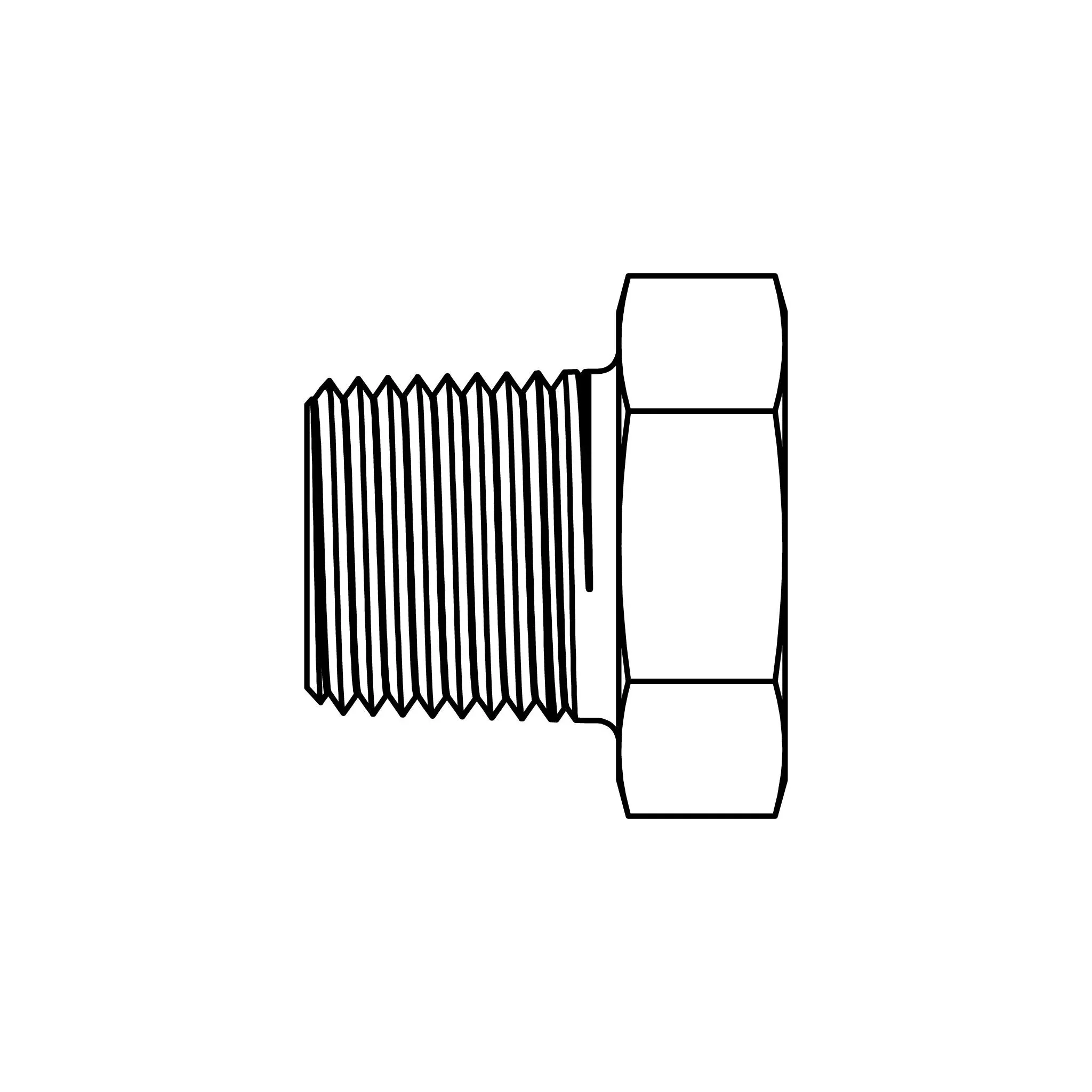 5406-e-16-06-short-hex-pipe-reducer-bushing 5406-E-16-06 Short Hex Pipe Reducer Bushing