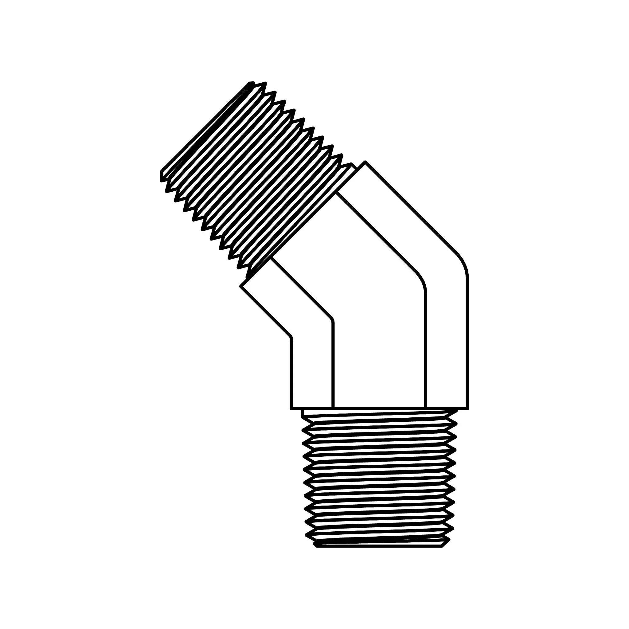 5501-20-20-pipe-elbow-45 5501-20-20 Pipe Elbow 45