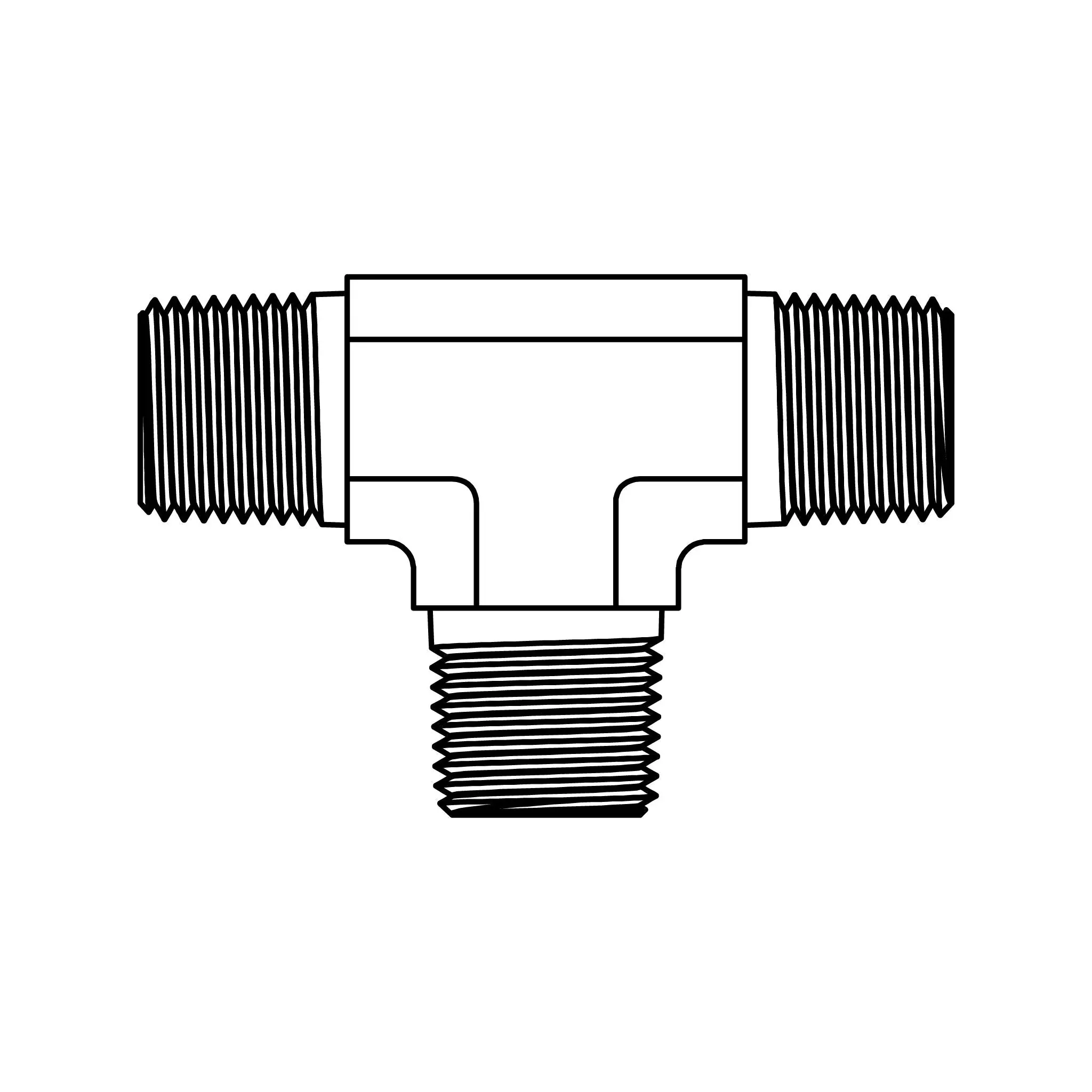 5600-16-16-16-pipe-tee 5600-16-16-16 Pipe Tee