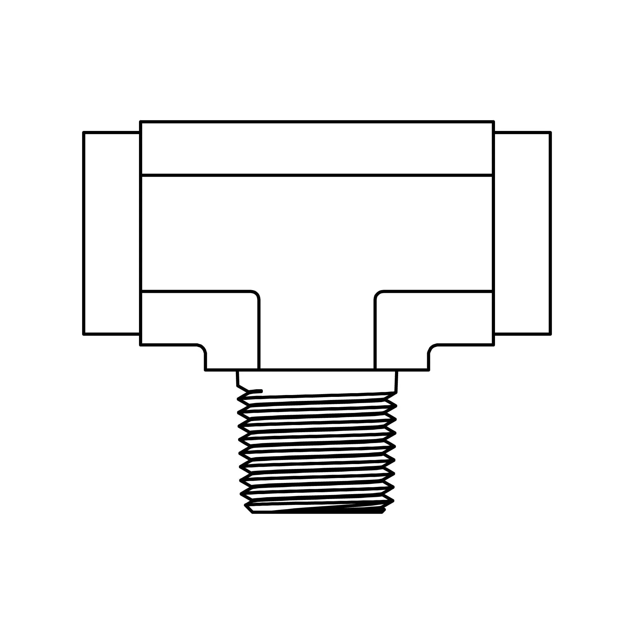 5604-12-12-12-branch-pipe-tee 5604-12-12-12 Branch Pipe Tee