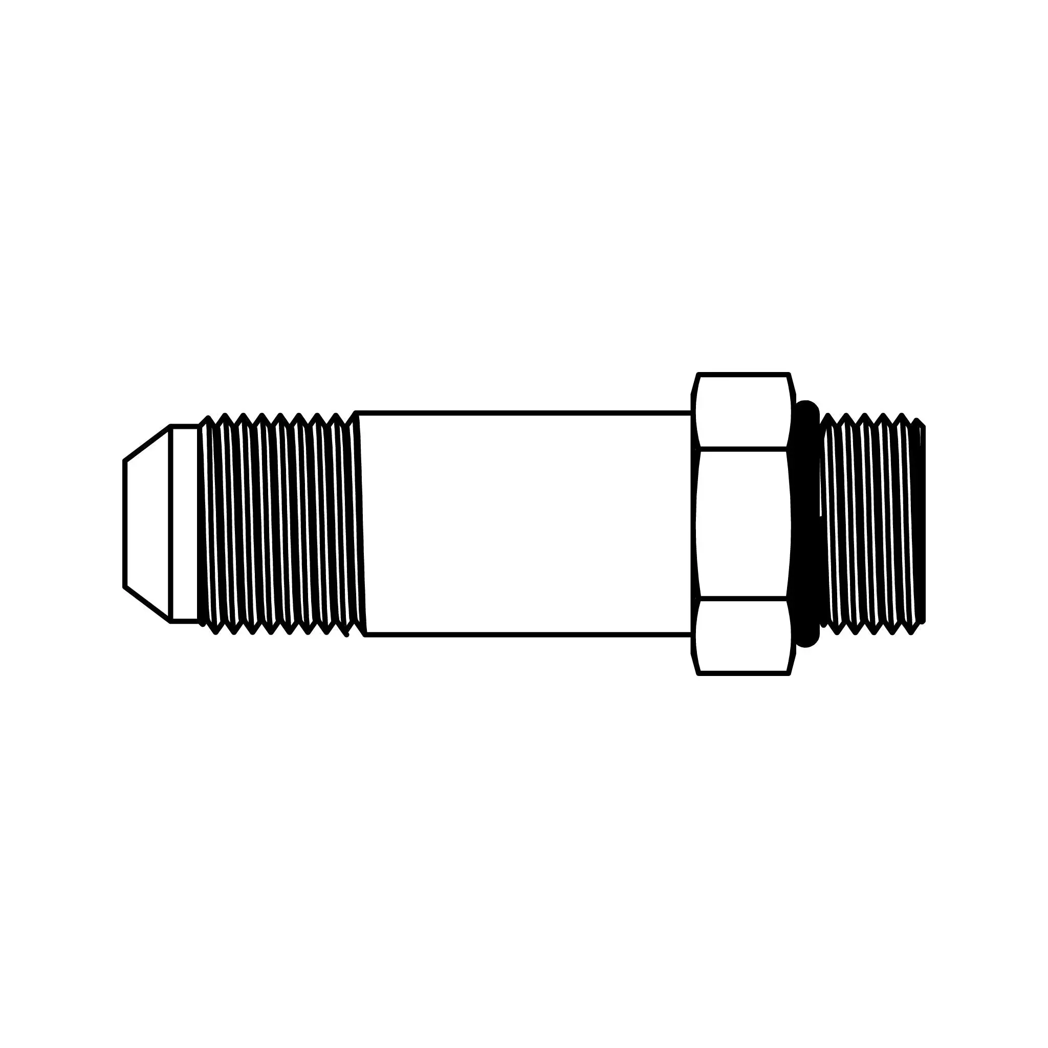 6400-l-08-08-jic-to-o-ring-long 6400-L-08-08 JIC to O-Ring - Long