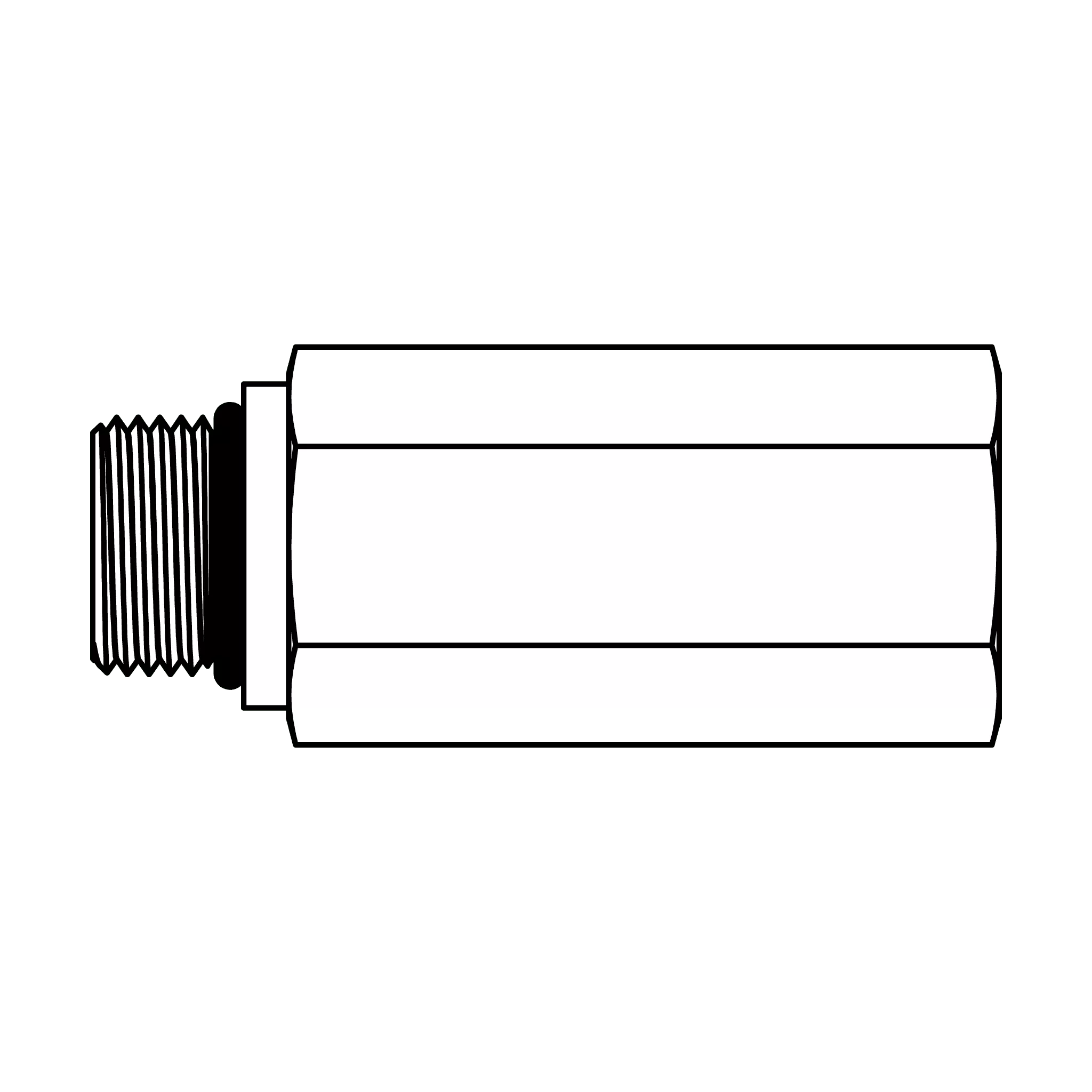 6410-l-06-06-o-ring-to-o-ring-extender 6410-L-06-06 O-Ring to O-Ring Extender