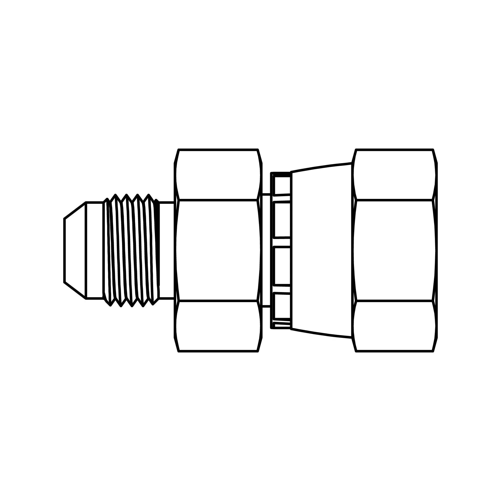 6504-16-16 JIC Swivel Extender