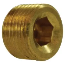 706115-08-countersunk-hex-plug-1-2-in-mnptf-brass 706115-08 Countersunk Hex Plug, 1/2 in MNPTF, Brass