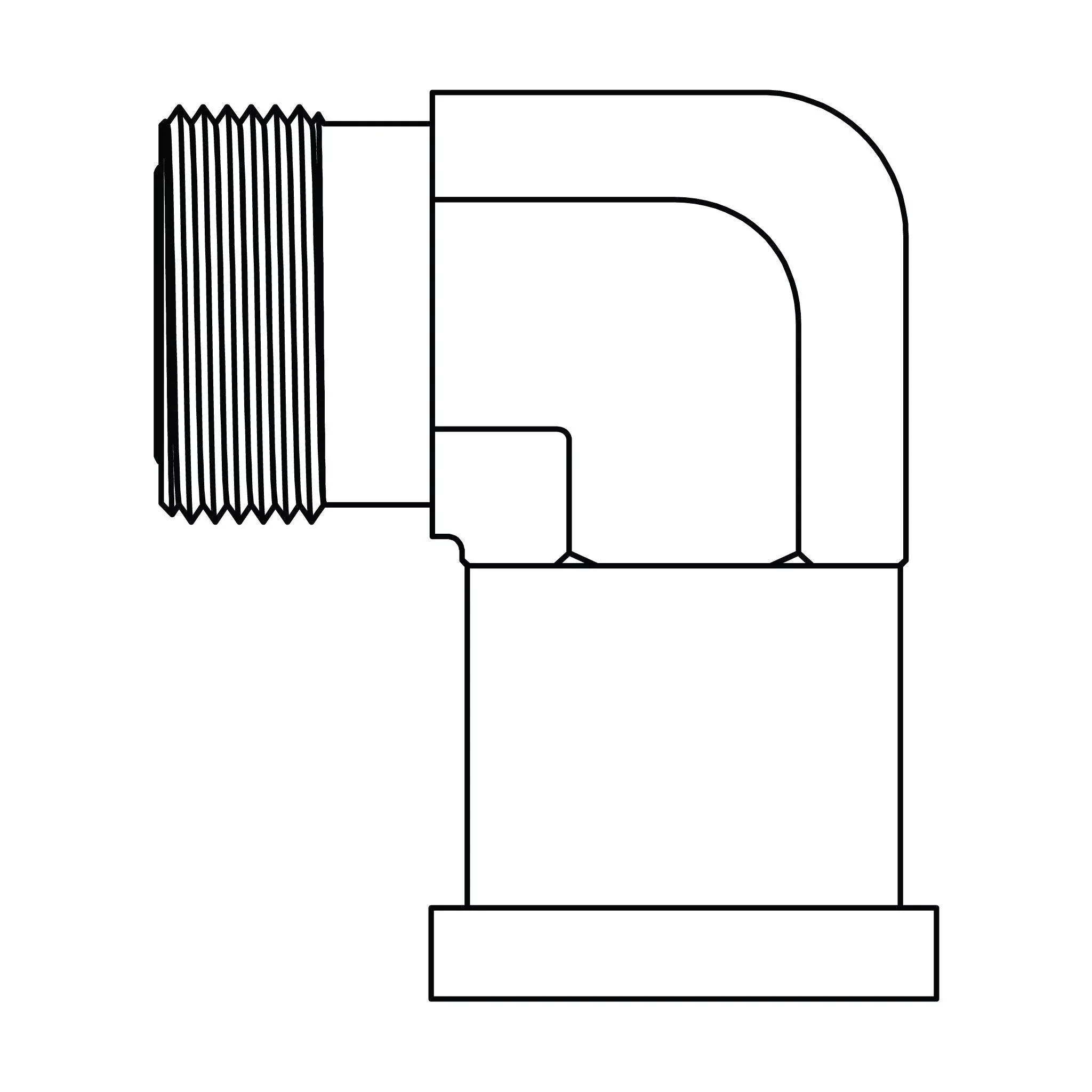 fgff6890-12-16-orfs-to-flange-90-code-61 FGFF6890-12-16 ORFS to Flange - 90 - Code 61