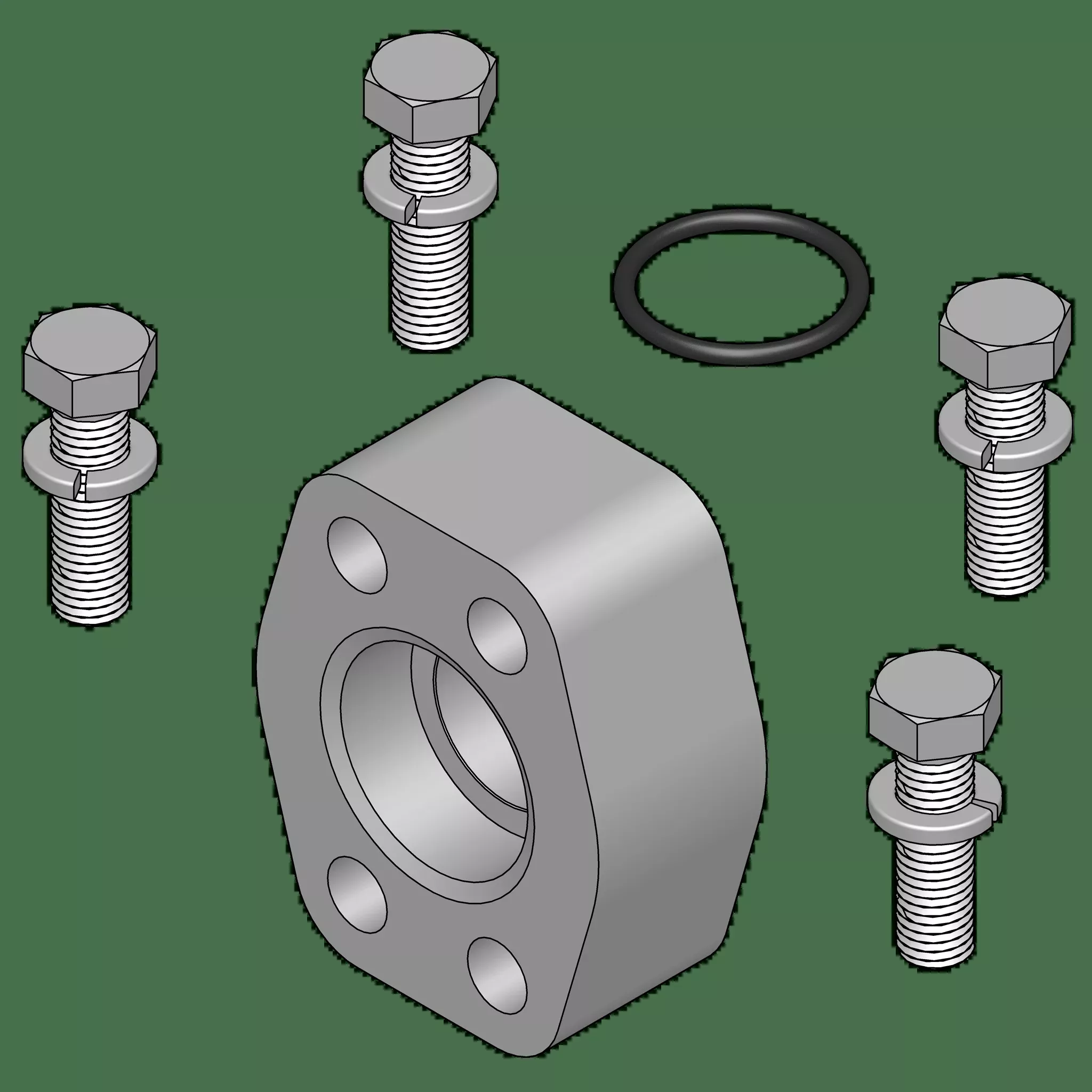 W42K-40-40 Pipe Weld Flange Pad Kit - Code 62