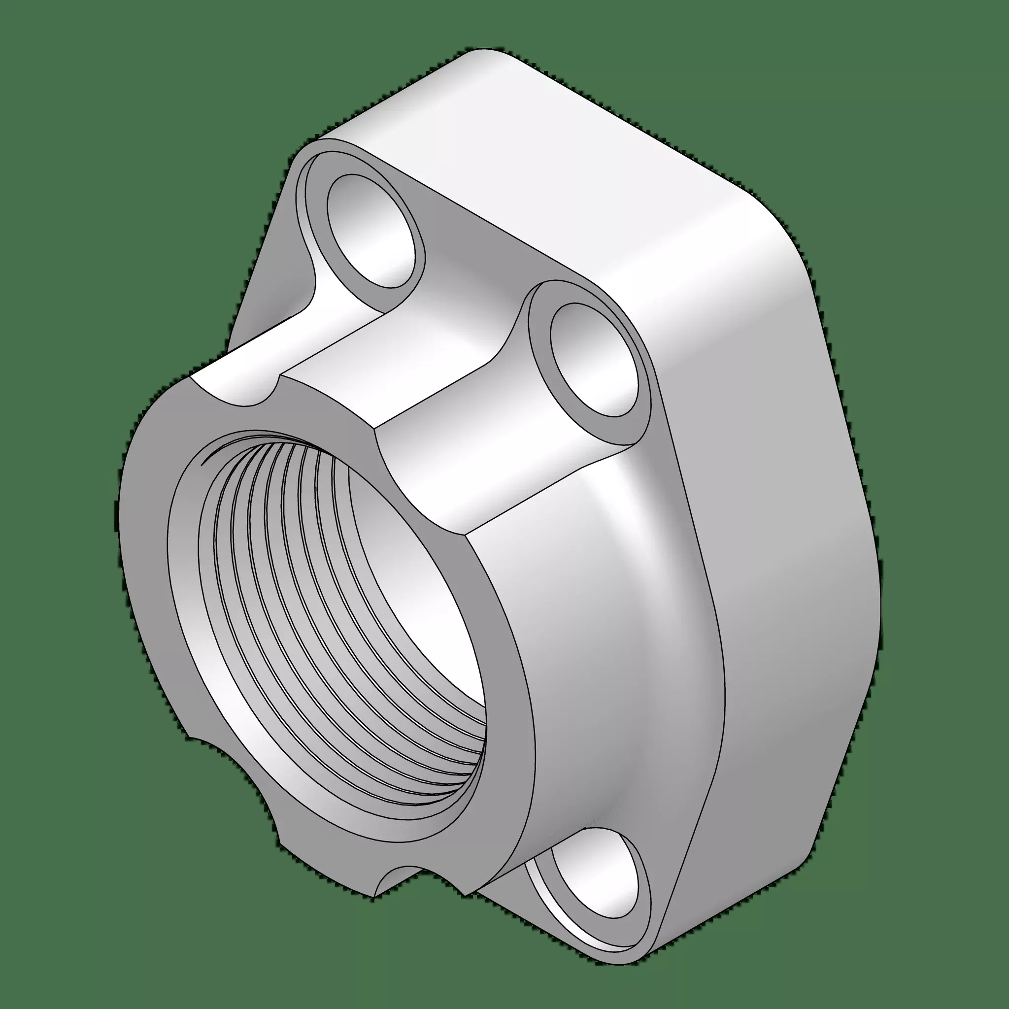 W43-40-40 Pipe Flange Pad - Code 61